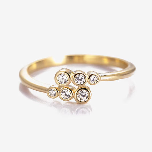 6 stone ring