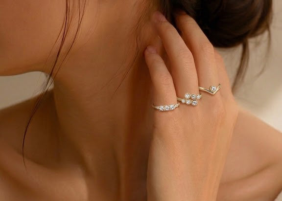 6 stone ring