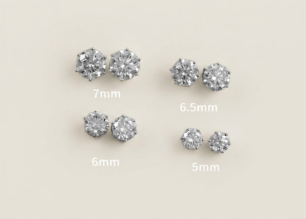 14k Gold Plated Stud Earrings