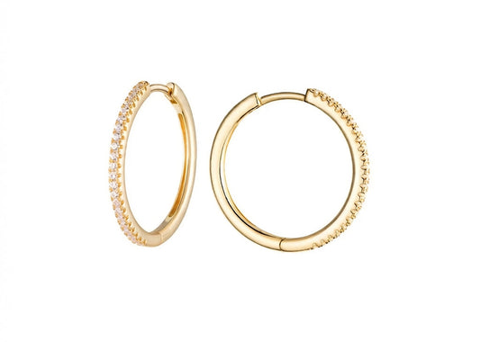 Studded Hoops