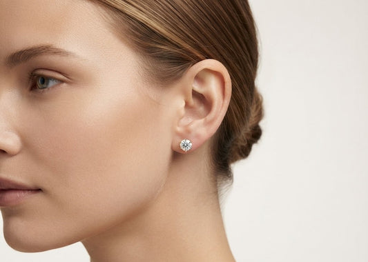 14k Gold Plated Stud Earrings